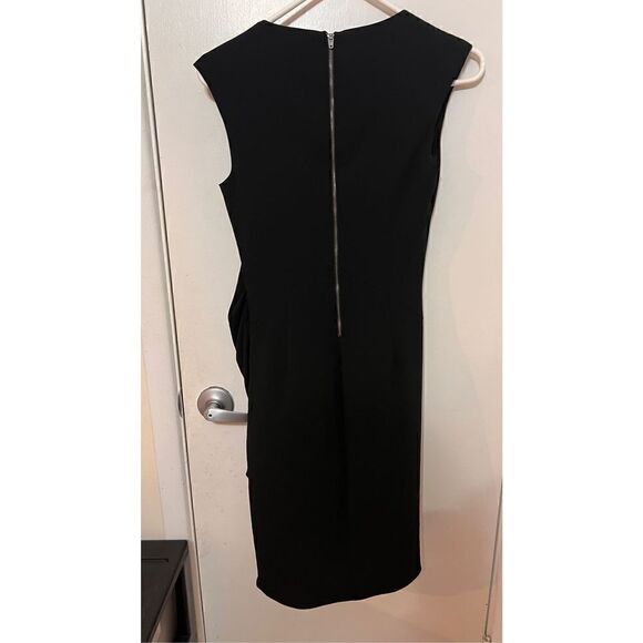 HELMUT LANG LITTLE BLACK DRESS BACK ZIP SIZE S - Picture 6 of 11